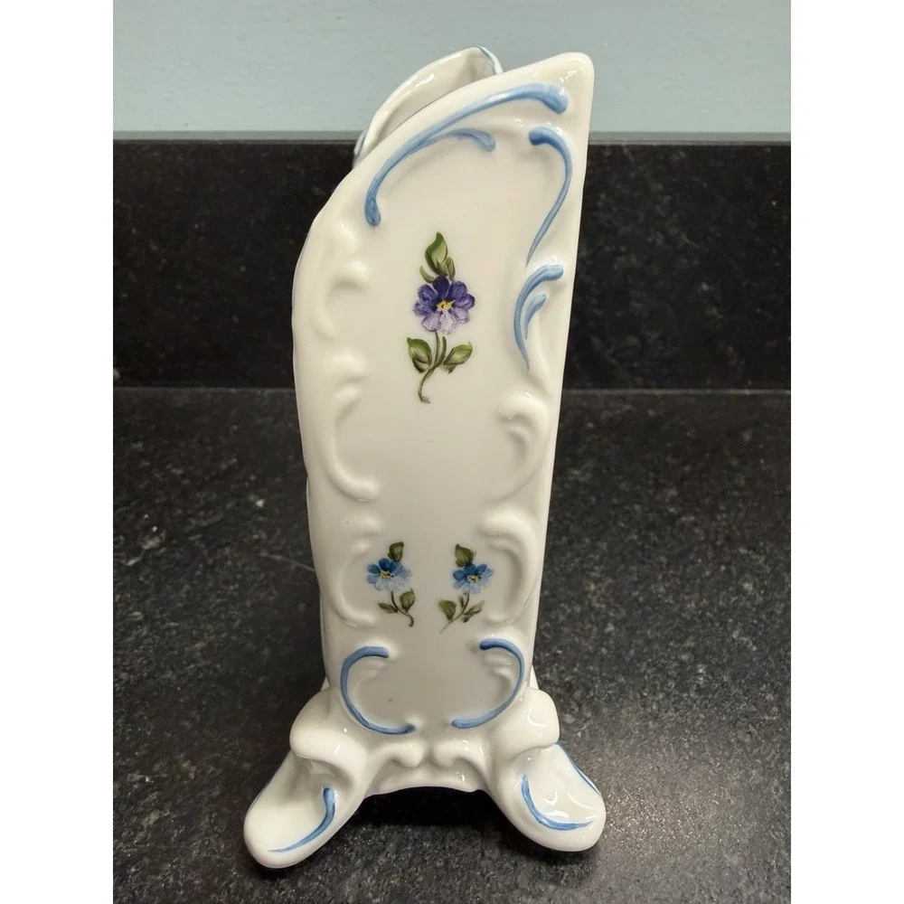 Anna Weatherley Hand Painted Porcelain Letter‎ Mail Napkin Holder Hungary BP1